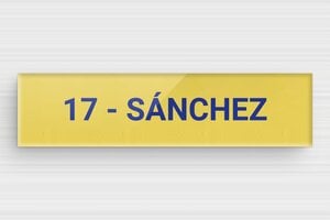 Placas de Timbre de Metacrilato - Plexiglás - undefined - or-clair-bleu - none - es-placa-de-buzon-plexiglas-004-3-1747897563955