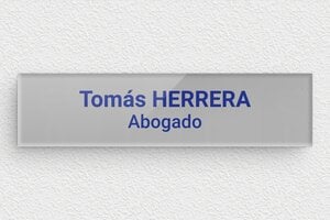 Placas de Timbre de Metacrilato - Plexiglás - undefined - gris-bleu - glue - es-placa-de-buzon-plexiglas-004-5-1747897570860