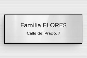 Placas Adhesivas para Buzón - PVC - undefined - gris-brillant-noir - glue - es-placa-de-buzon-pvc-011-11-1747899201418