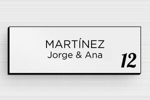 Placas de PVC para Buzón - PVC - undefined - gris-noir - glue - es-placa-de-buzon-pvc-011-22-1747899457340