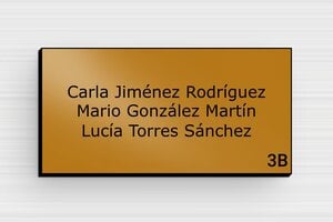 Placas de PVC para Buzón - PVC - undefined - or-noir - none - es-placa-de-buzon-pvc-011-23-1747899459563