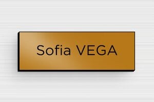 Placas de PVC para Buzón - PVC - undefined - or-noir - glue - es-placa-de-buzon-pvc-011-24-1747899462270