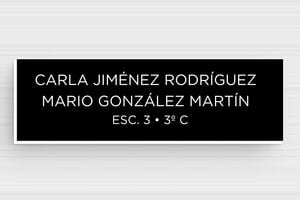 Placas para Buzón - PVC - undefined - noir-blanc - glue - es-placa-de-buzon-pvc-011-29-1747899484551