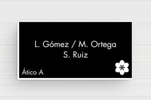 Placas de PVC para Buzón - PVC - undefined - noir-blanc - glue - es-placa-de-buzon-pvc-011-30-1747899487778