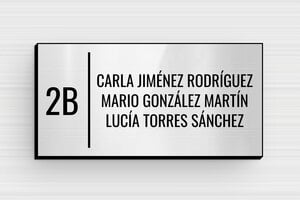 Placas para Buzón - PVC - undefined - gris-brillant-noir - glue - es-placa-de-buzon-pvc-011-31-1747899490211