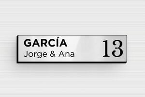 Placas de PVC para Buzón - PVC - undefined - gris-brillant-noir - glue - es-placa-de-buzon-pvc-011-34-1747899501774