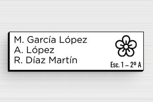 Placas para Buzón - PVC - undefined - blanc-noir - glue - es-placa-de-buzon-pvc-011-39-1747899515926