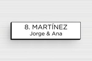Placas de PVC para Buzón - PVC - undefined - blanc-noir - glue - es-placa-de-buzon-pvc-011-42-1747899531964