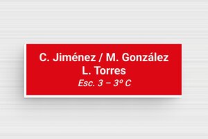 Placas de PVC para Buzón - PVC - undefined - rouge-blanc - none - es-placa-de-buzon-pvc-011-43-1747899534395
