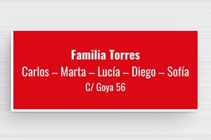 Placas de PVC para Buzón - PVC - undefined - rouge-blanc - glue - es-placa-de-buzon-pvc-011-46-1747899543567