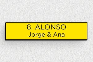 Placas de PVC para Buzón - PVC - undefined - jaune-noir - none - es-placa-de-buzon-pvc-011-49-1747899558236