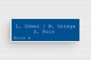 Placas de PVC para Buzón - PVC - undefined - bleu-blanc - none - es-placa-de-buzon-pvc-011-51-1747899563383
