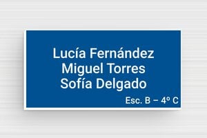 Placas de PVC para Buzón - PVC - undefined - bleu-blanc - glue - es-placa-de-buzon-pvc-011-52-1747899566326