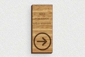 Placas Rectangulares - Madera - undefined - chene - none - es-placa-de-madera-para-timbre-002-4-1747825393084