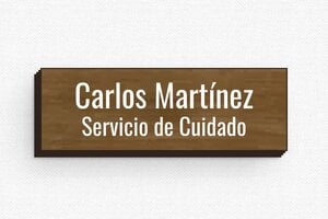 Placas Identificativas - Insignia Madera - Alfiler - undefined - noyer - badge - es-placa-de-nombre-002-3-1747823956292