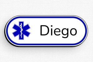 Placas Identificativas para Farmacia - Insignia PVC - Alfiler - undefined - custom - badge - es-placa-de-nombre-003-5-1747824029605