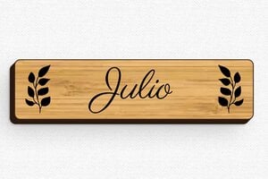 Placas Identificativas con Imán - Insignia Madera - Imán - undefined - bambou - badge - es-placa-de-nombre-023-3-1747900018169