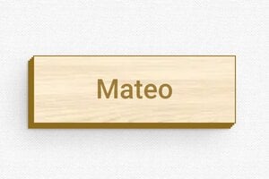 Placas Identificativas - Insignia Madera - Alfiler - undefined - erable - badge - es-placa-de-nombre-044-3-1747900083921