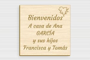 Placas para Puerta de Entrada - Madera - undefined - erable - glue - es-placa-de-puerta-bienvenida-007-2-1747823179584