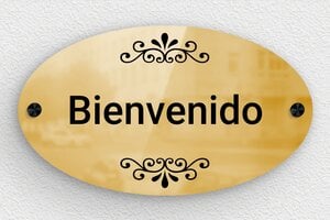 Placas de Latón para Puerta  - Placa de bienvenida ovalada - undefined - poli - screws-caps - es-placa-de-puerta-de-laton-003-3-1747898487180