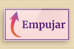 Señales de Información - Placa de puerta 'Empujar' - undefined - custom - glue - es-placa-de-puerta-empujar-002-3-1747819503266