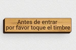 Placas de Timbre - Madera - undefined - bambou - glue - es-placa-de-timbre-madera-001-5-1747825371587