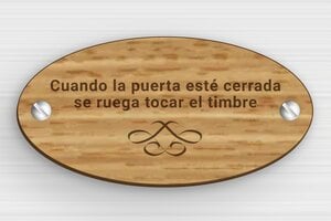 Placas Ovaladas - Placa para timbre - undefined - chene - screws - es-placa-de-timbre-madera-002-2-1747825383207