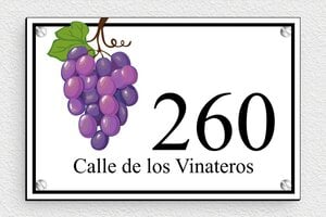 Placas con Dirección para Casa - PVC - undefined - custom - screws - es-placa-direccion-casa-005-1-1747822106320