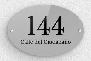Placas con Dirección para Casa - Plexiglás - undefined - gris-noir - screws - es-placa-direccion-casa-014-1-1747821998596