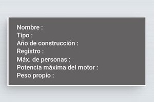 Placas para Barco - PVC - undefined - gris-souris-blanc - glue - es-placa-fabricante-barco-002-1-1747817702721