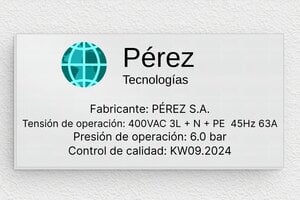 Marcadores de Cables Industriales - Aluminio - undefined - brosse - glue - es-placa-fabricante-industria-005-3-1747819288156