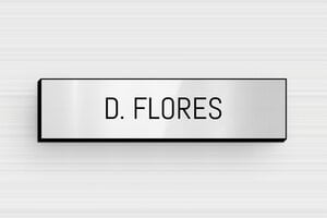 Placas de Timbre de Acero Inoxidable - PVC - undefined - gris-brillant-noir - glue - es-placa-metalica-timbre-001-2-1747899734061