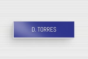 Placas de Timbre de Acero Inoxidable - Aluminio - undefined - bleu-blanc - glue - es-placa-metalica-timbre-001-9-1747899753837