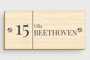 Placas de Números de Madera - Madera - undefined - erable - screws-spacer - es-placa-numero-casa-madera-001-1-1747898076330