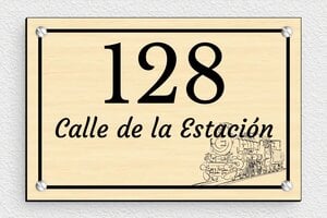 Placas de Números de Madera - PVC - undefined - erable-noir - screws - es-placa-numero-casa-madera-002-1-1747898097292