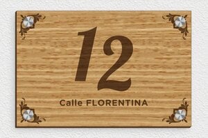 Placas de Números de Madera - Madera - undefined - chene - screws-caps - es-placa-numero-casa-madera-002-3-1747898105265