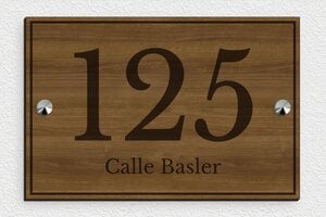 Placas de Números de Madera - Madera - undefined - noyer - screws-caps - es-placa-numero-casa-madera-004-2-1747898158237