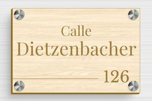 Placas de Números de Madera - Madera - undefined - erable - screws-spacer - es-placa-numero-casa-madera-004-4-1747898166440