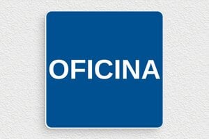Placas Cuadradas - PVC - undefined - bleu-blanc - glue - es-placa-oficina-018-1-1747819517893