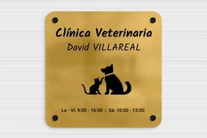 Placas de Latón - Latón - undefined - brut - screws-caps - es-placa-practica-veterinaria-bronce-009-3-1747900797312