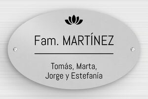 Placas Grabadas Personalizadas - Aluminio - undefined - anodise-noir - screws - es-placa-puerta-aluminio-001-1-1747898196464