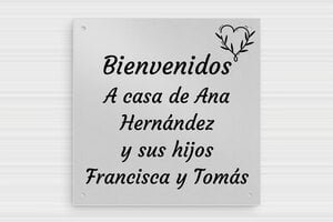 Placas de Aluminio para Puerta  - Aluminio - undefined - anodise - holes-only - es-placa-puerta-casa-aluminio-002-4-1747898253711