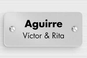 Placas con Nombre de Casa - Aluminio - undefined - anodise-noir - screws - es-placa-puerta-casa-aluminio-011-3-1747900216258