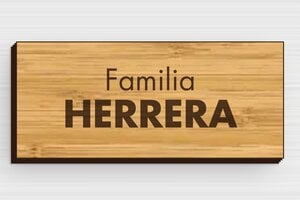 Placas para Buzón - Madera - undefined - bambou - glue - es-placa-puerta-casa-madera-004-3-1747900220504