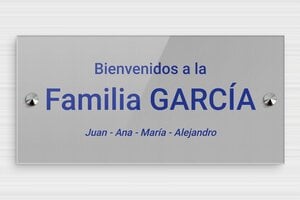 Placas de Metacrilato para Puerta  - Plexiglás - undefined - gris-bleu - screws-caps - es-placa-puerta-casa-plexi-003-1-1747898545565