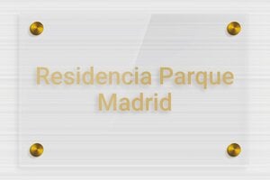 Placas de Metacrilato Transparente para Puerta  - Plexiglás transparente - undefined - transparent - screws-caps - es-placa-puerta-casa-plexi-trans-004-3-1747898832778