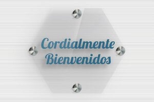 Placas de Metacrilato Transparente para Puerta  - Plexiglás transparente - undefined - transparent - screws-spacer - es-placa-puerta-casa-plexi-trans-005-2-1747898857977