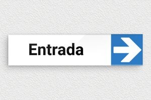 Placas para Puerta de Oficina - Placa 'Entrada a la derecha' - undefined - custom - glue - es-placa-puerta-entrada-001-1-1747821241199