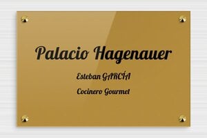 Placas de Metacrilato para Puerta  - Plexiglás - undefined - or-fonce-noir - screws-caps - es-placa-puerta-plexi-001-1-1747898493978