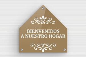 Placas de Metacrilato para Puerta  - Cartel de madera 'Bienvenidos a nuestro hogar' para la puerta - undefined - custom - screws-caps - es-placa-puerta-plexi-003-3-1747898566893